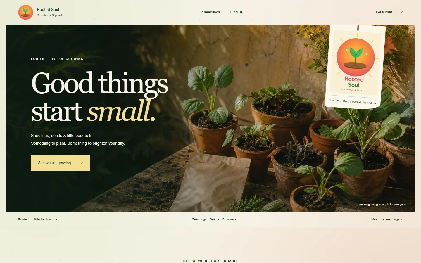 Rooted Soul website preview